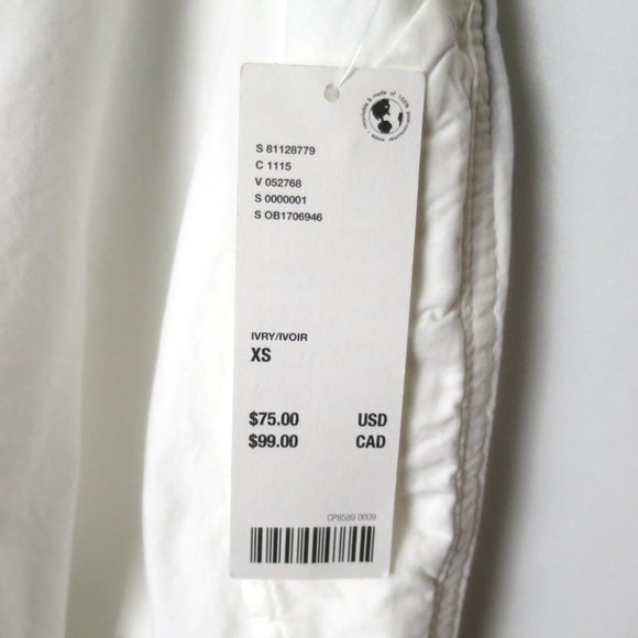 UO iets frans... White Balloon Cargo Pants Size XS - Picture 12 of 12